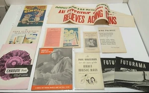 Antique 1940s - 50s Paperwork, Promos, Magazines, Etc. Americana - Imagen 1 de 10