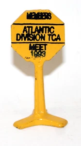Señal de Stop de Hierro Fundido División Atlántica TCA Meet 1993 3 5/8" (escala G) - Imagen 1 de 2