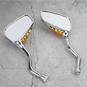 (gold)Side Mirrors Motorcycle Skull Skeleton Rearview Side Mirrors 2pcs - Picture 1 of 9