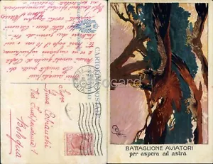 AVIAZIONE MILITARE WW1-CAMBELLOTTI-BATTAGLIONE AVIATORI-Bologna-C65-23 - Picture 1 of 1