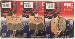 EBC FRONT and REAR Disc Brake Pads For TRIUMPH STREET TRIPLE 675R (2009 to 2012) - Picture 1 of 9