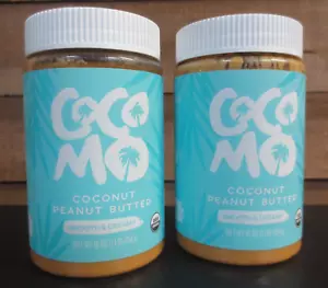 Cocomo Coconut Peanut Butter Spread - 2 CONTAINERS - 16 OZ EACH - Picture 1 of 3
