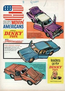 DINKY TOYS & HUMBROL - Advert from Meccano Magazine - 1960's Vintage - G - Picture 1 of 2