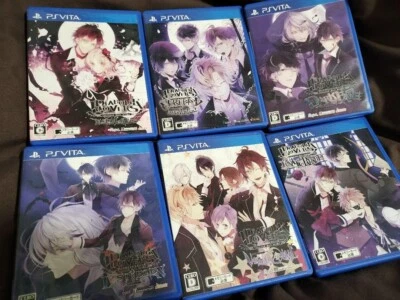DIABOLIK LOVERS LIMITED V EDITION BLOOD VANDEAD LUNATIC LOST EDEN 6 set PS VITA - Image 1 of 2