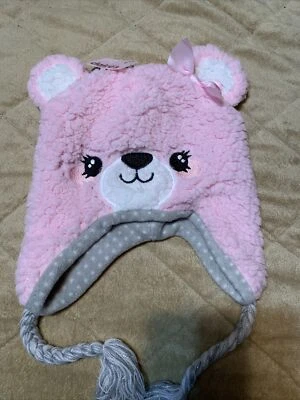 Claire's розовый плюшевый медведь Beanie девочек с ЯРЛЫКАМИ - Изображение 1 из 4