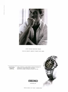 2005 PRINT AD - SEIKO COUTURA KINETIC PERPETUAL WATCH AD - TELLS ABOUT WHO U ARE - Picture 1 of 1