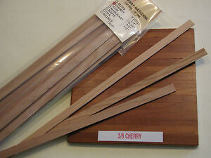 Dollhouse Miniature 3/8" Wide Cherry Wood Plank Flooring  1" Scale The very BEST