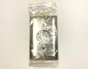 Pass & Seymour Edelstahl Metall blank Wandplatte 1-Gang SS7-CC15 - Bild 1 von 2