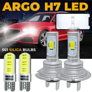 For Audi A3 8V 2012-2020 Led Xenon White H7 Headlight Bulbs 501 Side Light bulbs - Picture 1 of 17