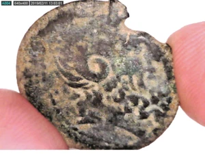 EGYPT KING PTOLEMY VIII ZEUS AMMON EAGLE APLUSTRE ΒΑΣΙΛΕΩΣ ΠΤΟΛΕΜΑΙΟΥ COIN - Picture 1 of 10