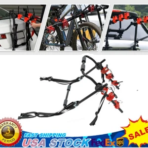 Bike Rack For Car Trunk Mount 3 Bicycle Carrier Sedan Hatchback SUV Minivan New - Picture 1 of 8