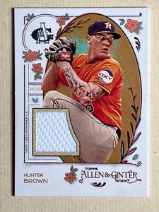 2024 Topps Allen & Ginter GU Relic Hunter Brown, Houston Astros - Bild 1 von 1