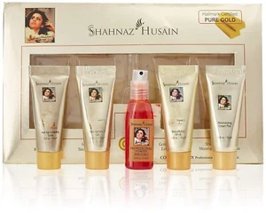 Shahnaz Husain Facial Kit (Mini) 24 Carat Gold 40 gm + 15ml ( Free Shipping) - Picture 1 of 5