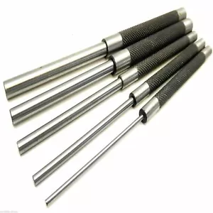Long Steel 8" Parallel Pin Punch Set Flat Centre 3MM - 10MM Roll Nail Heavy Duty - Picture 1 of 4