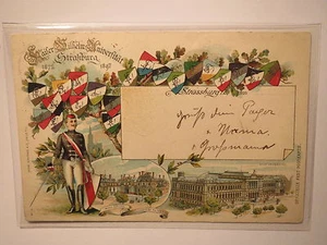 Straßburg - Universität 1872-1897 - Farbschilde und Zirkel - 1901 / Studentika - Bild 1 von 1