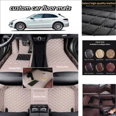 For BMW X3 Luxury Waterproof All-weather Liners Custom Carpets Car Floor Mats Foto 1 de 4