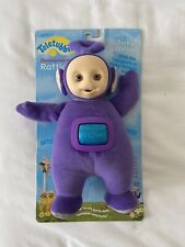New VTG 1998 Teletubbies TINKY WINKY Developmental Rattle Purple Plush Doll Eden