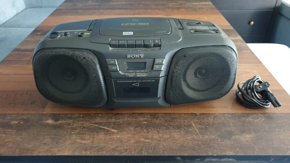 Sony Kassettenrecorder CD Spieler - Bild 1 von 4