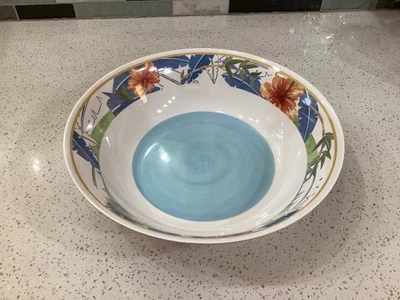 普法尔茨格拉夫热带花卉三聚氰胺塑料餐碗 — 第 1/4 张图片