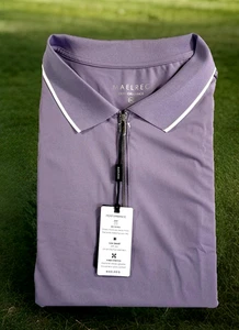 Polo Maelreg Uomo 2XL Viola Performance Elasticizzata Golf Nuova con etichette - Foto 1 di 8