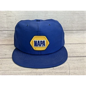 Vintage NAPA Mütze Cap Snapback Louisville MFG USA blau One Size Trucker Patch - Bild 1 von 7