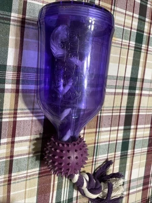 Rompecabezas dispensador de golosinas para perros tirador de jarra amigo ocupado seguro para mascotas juguete mediano/grande  Foto 1 de 3