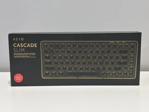 Azio Cascade Slim Low Profile Wireless Backlit Mechanical Keyboard CSG40404 - Picture 1 of 5