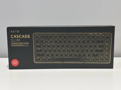 Azio Cascade Slim Low Profile Wireless Backlit Mechanical Keyboard CSG40404 - Image 1 of 4