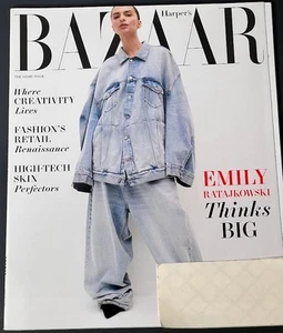 Harper's Bazaar Magazine Emily Ratajkowski Never Read Home Issue - Picture 1 of 1