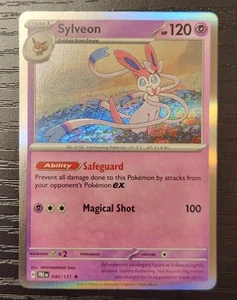 Sylveon 40/131 NM Holo Rare Pokemon 2025 SV Prismatic Evolutions TCG Card - Picture 1 of 4