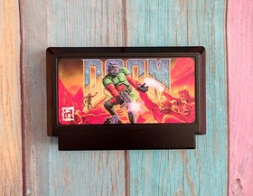 DOOM game cartridge famicom dendy 8 bit 