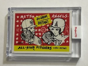 Topps Project 70 2021 Jacob Degrom Shohei Ohtani #ASG3 de Gregory Siff - Imagen 1 de 3