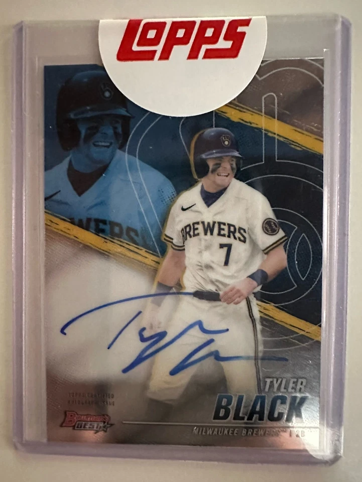 2021 Bowman's Best - Best of 2021 Autographs Tyler Black #B21-TB (AU, RC) - Image 1 of 2