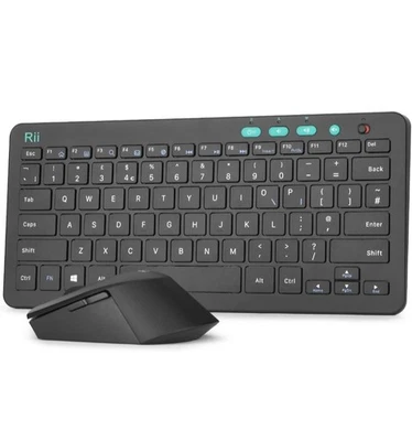 Wireless Keyboard and Mouse Set, Keyboard and Mouse with Ultra-slim Size UK - Image 1 of 4