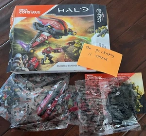 Mega Bloks Construx Halo Banished Banshee Brawl - Open Box and Sealed Bags - Picture 1 of 2