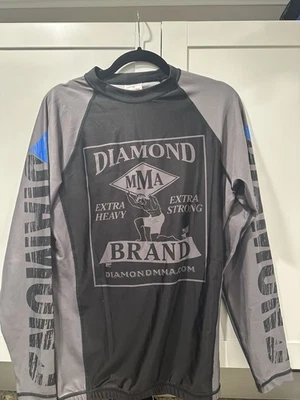 Camisa Combat Corner Diamond MMA Lucha Spandex - XL Para Hombre Foto 1 de 4