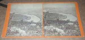 JB Linn Tennessee Lookout Mountain Stereoview Chattanooga desde Point Lookout - Imagen 1 de 2