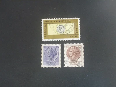 3 SELLOS DE ITALIA, USADOS, NUNCA CON BISAGRAS, CANCELADOS A MANO, ENV.COMPRAR 3=ENVÍO GRATUITO Foto 1 de 2