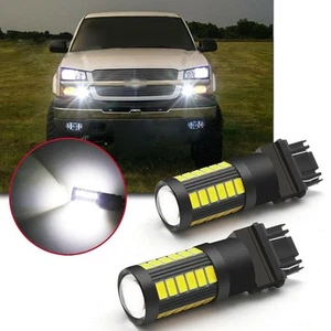 LED Bulbs 2pcs 3157 5630 5730Chip 6.6W 6500K 800LM Fog Daytime Running - Picture 1 of 11