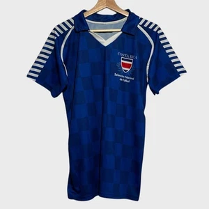 Vintage Costa Rica Blue Soccer Football Jersey Medium M - Picture 1 of 3