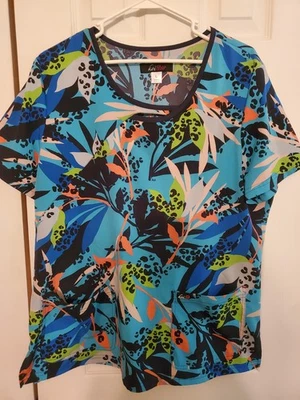 WOMENS SCRUB TOP, KOI LITE BRAND,SZ L - Image 1 of 4
