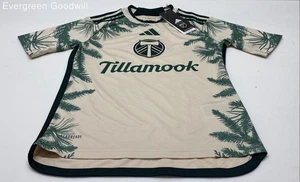 adidas Youth MLS Portland Timbers Tillamook Branded Shirt Size S (9-10yr) NWT - Picture 1 of 6