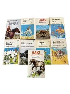 Vintage horse Pony books Bundle X 9 Job lot Christine Pullein Thompson & Others - Picture 1 of 19