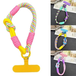 Handwoven Phone Wrist Strap Camera Hanging Rope Phone Charm Accessories - Photo 1 sur 17
