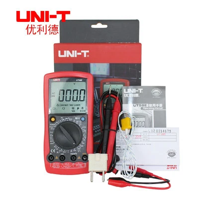 UNI-T UT58D Digital Multimeter AC/DC 20A Ohm Cap Inductance Tester Large LCD Dis - Image 1 of 4