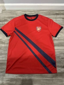 Arsenal FC T Shirt Sz M Red Blue Soccer Licensed - Picture 1 of 6