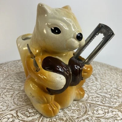 Vintage Squirrel Nut Cracker Tool Holder 1 Cracker 4 Picks No Hammer Japan - Image 1 of 4