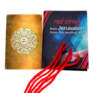Pulsera Cuerda Roja x5 de Jerusalén y Rey Salomón Sello de Guardia y Protección - Imagen 1 de 8