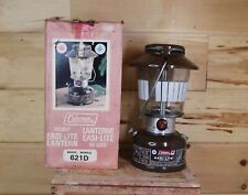 Vintage Coleman Camping Deluxe Easi-Lite Lantern Model 621D Original Box Rare