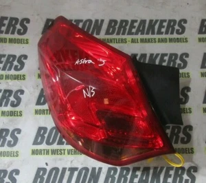 VAUXHALL ASTRA J PASSENGER NEAR SIDE REAR BACK LIGHT GENUINE GM 2011 2013 2014 - Picture 1 of 5